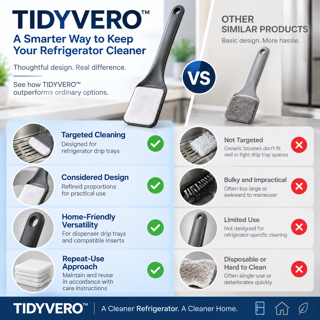 TIDYVERO™ AquaNest Refrigerator Drip Tray Cleaning System