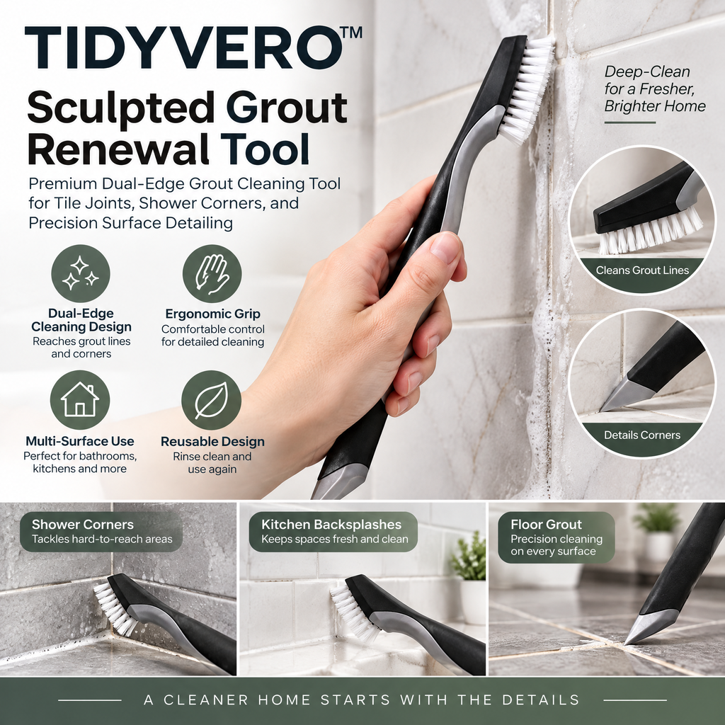TIDYVERO™ Sculpted Grout Renewal Tool