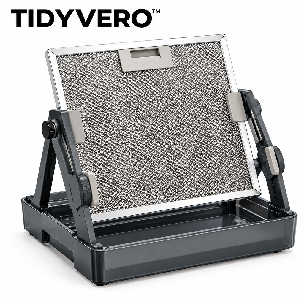 TIDYVERO™ GreaseLift Range Hood Filter Cleaning Cradle
