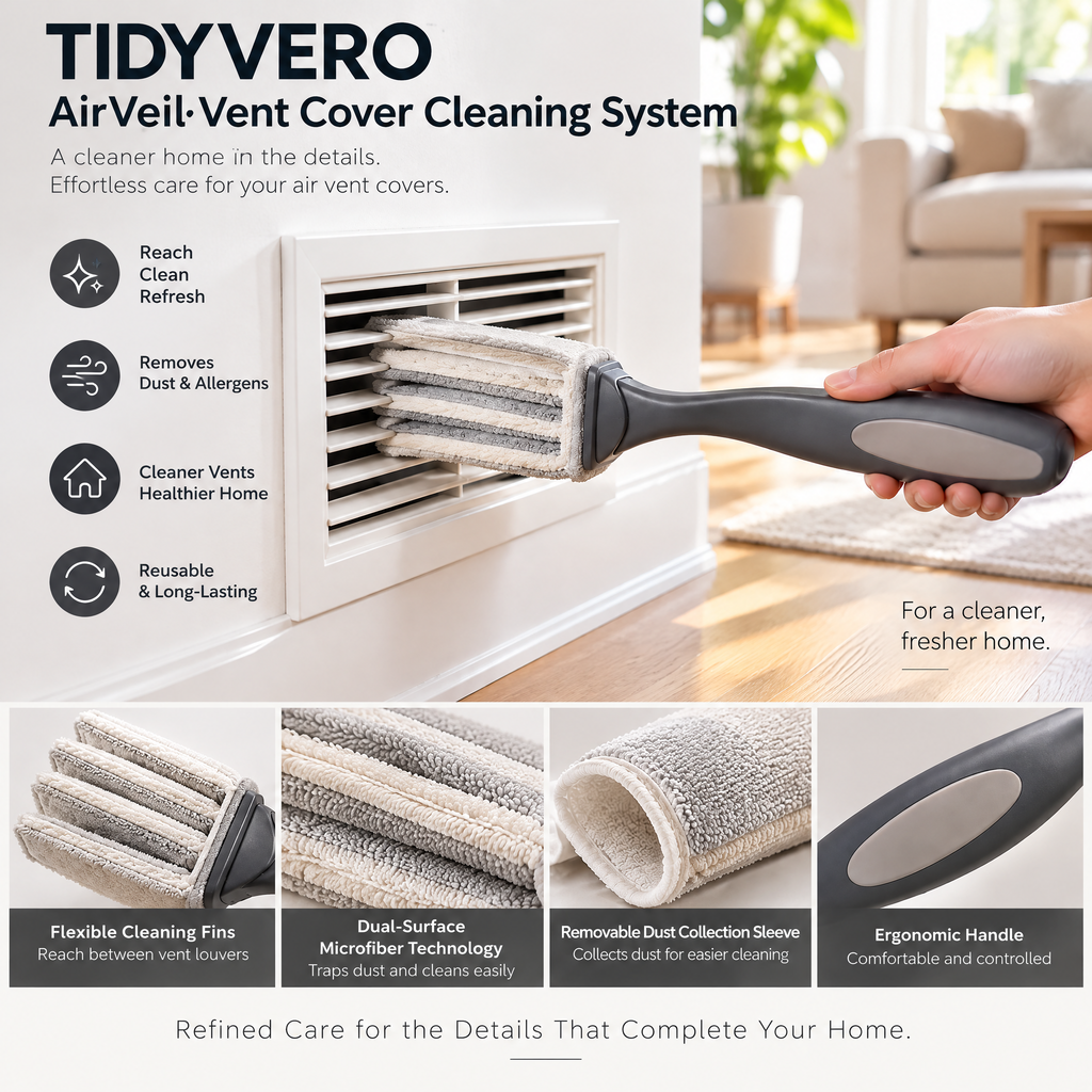 TIDYVERO™ AirVeil Vent Cover Cleaning System