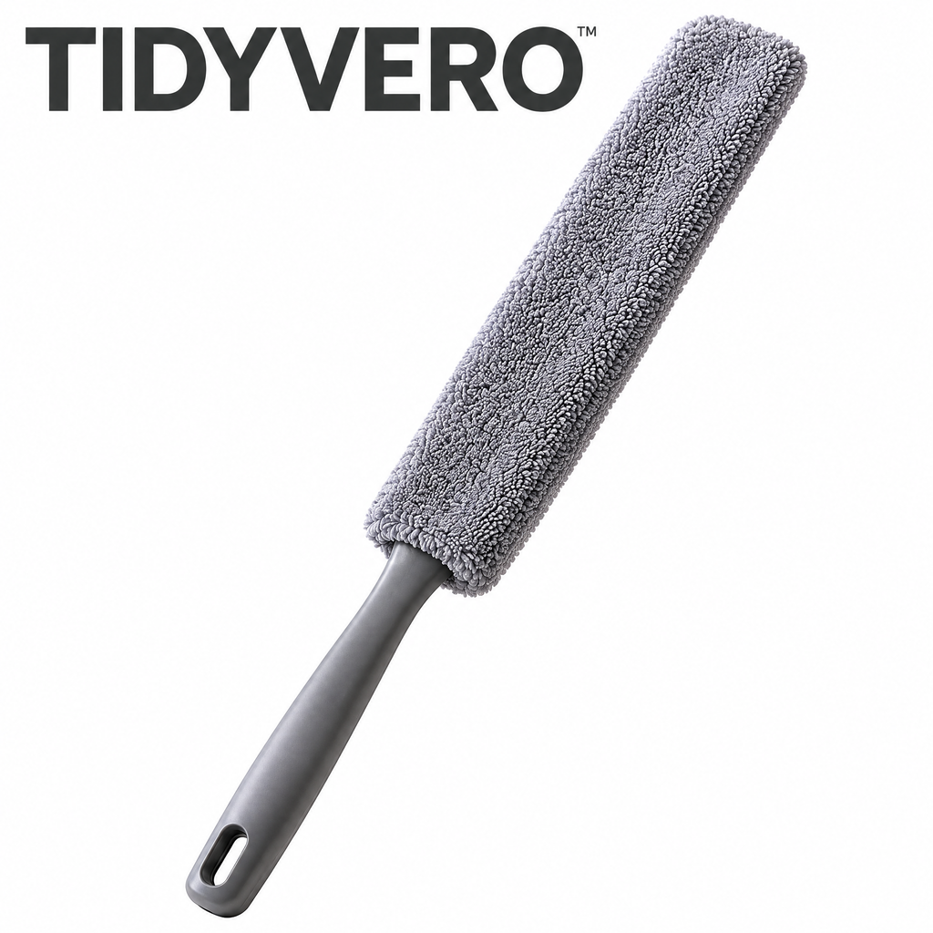TIDYVERO™ Precision Dust Capture Wand with Microfiber Renewal System